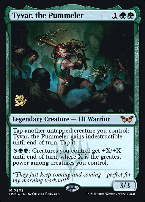 MTG Tyvar, the Pummeler PDSK 202s Prerelease Foil