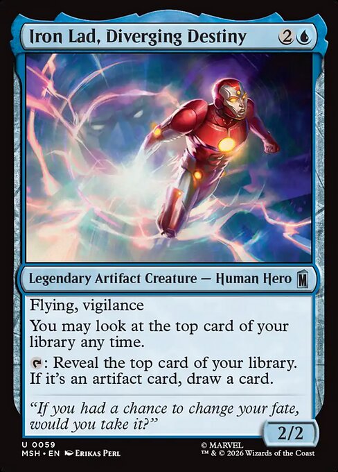 MTG Iron Lad, Diverging Destiny MSH 059 Regular Foil