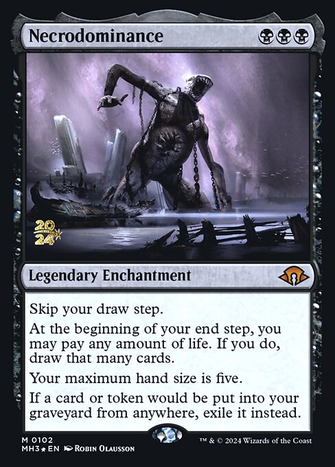 MTG Necrodominance PMH3 102s Prerelease Foil