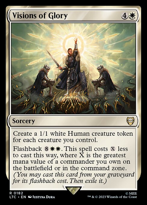 MTG Visions of Glory LTC 182 Alternate Art Nonfoil