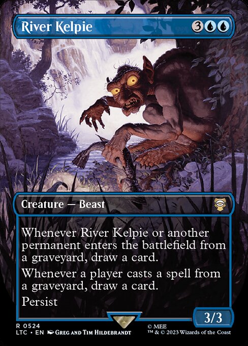 MTG River Kelpie LTC 524 Showcase Ring Nonfoil