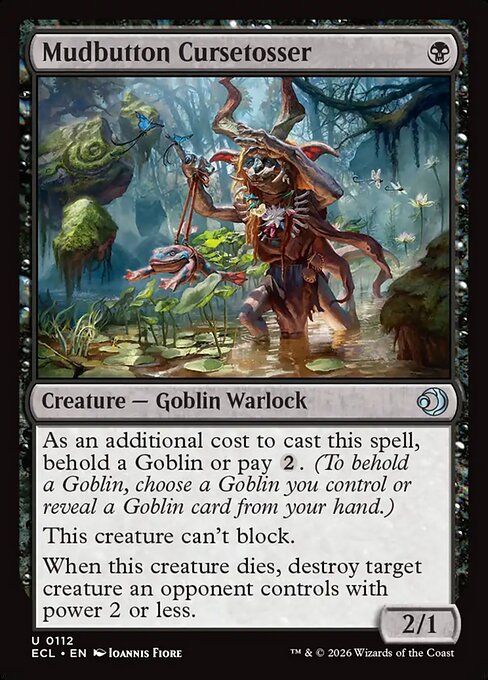 MTG Mudbutton Cursetosser ECL 112 Regular Nonfoil