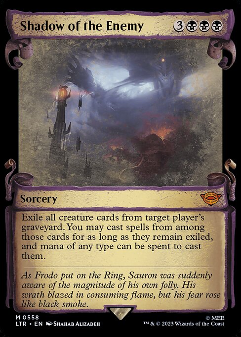 MTG Shadow of the Enemy LTR 558 Showcase Scrolls of Middle-earth Nonfoil