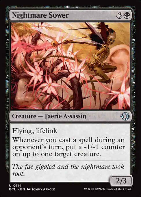 MTG Nightmare Sower ECL 114 Regular Foil