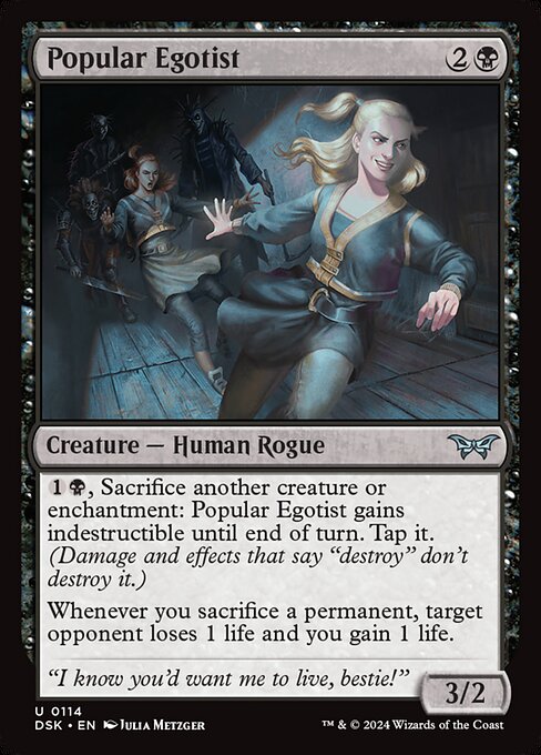 MTG Popular Egotist DSK 114 Regular Foil