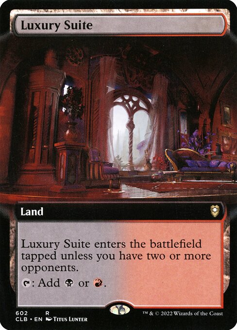 MTG Luxury Suite CLB 602 Extended Art Nonfoil