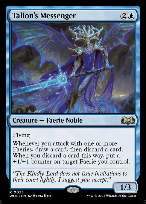 MTG Talion's Messenger WOE 073 Regular Foil