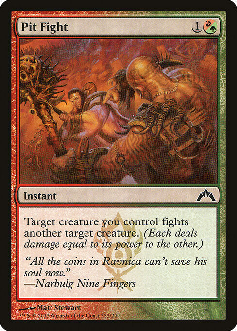 MTG Pit Fight GTC 223 Regular Foil