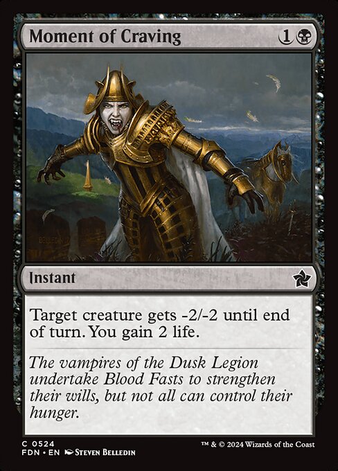 MTG Moment of Craving FDN 524 Beginner Box Nonfoil