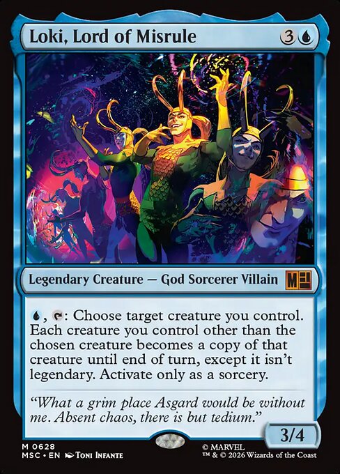 MTG Loki, Lord of Misrule MSC 628 Regular Nonfoil