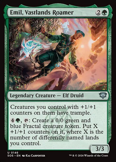 MTG Emil, Vastlands Roamer SOS 146 Regular Nonfoil