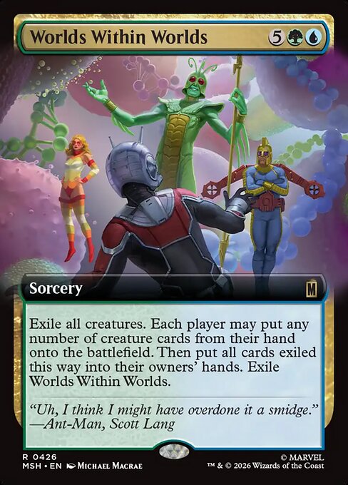 MTG Worlds Within Worlds MSH 426 Extended Art Nonfoil