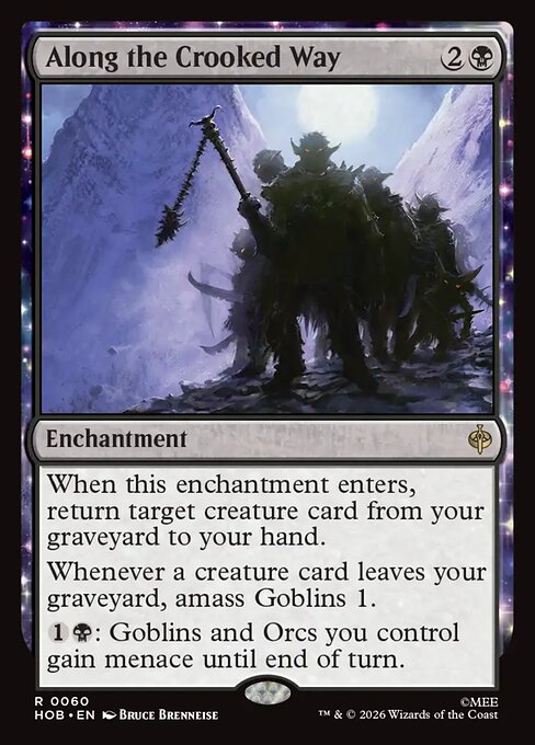 MTG Along the Crooked Way HOB 060 Regular Nonfoil