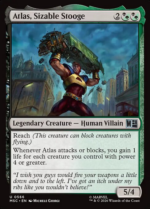 MTG Atlas, Sizable Stooge MSC 566 Regular Nonfoil