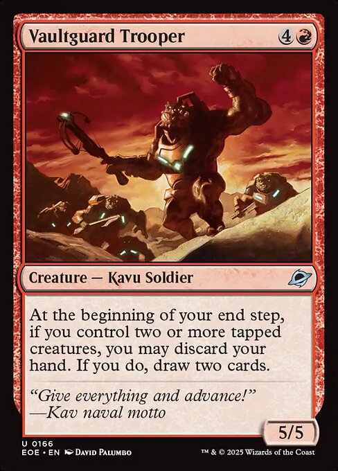 MTG Vaultguard Trooper EOE 166 Regular Nonfoil