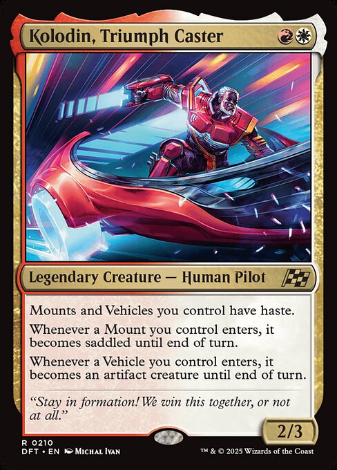 MTG Kolodin, Triumph Caster DFT 210 Regular Nonfoil