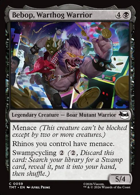 MTG Bebop, Warthog Warrior TMT 059 Regular Foil