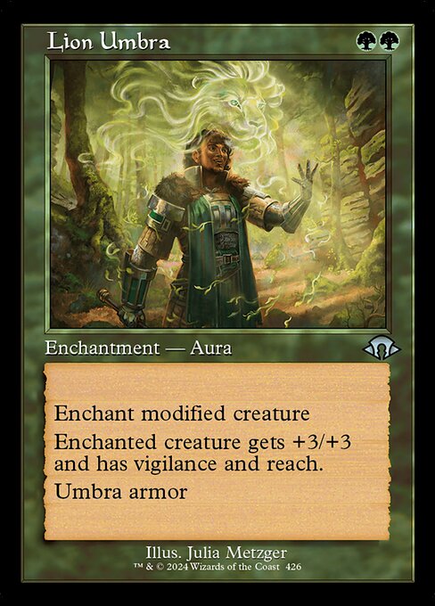 MTG Lion Umbra MH3 426 Retro Frame Foil