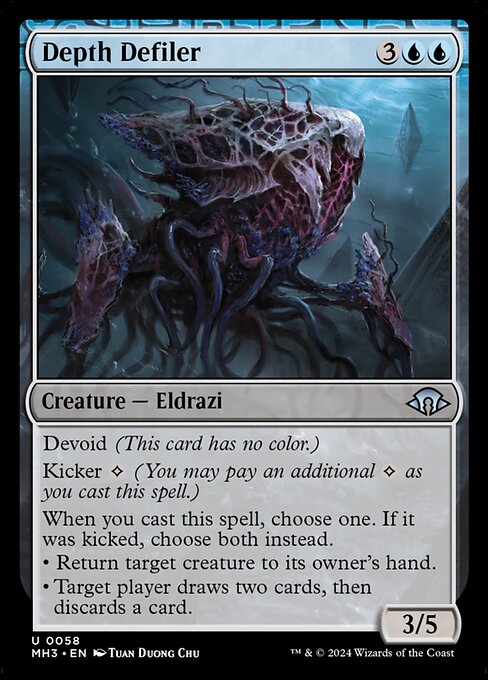 MTG Depth Defiler MH3 058 Regular Nonfoil