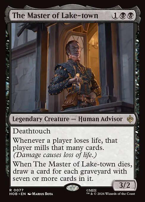 MTG The Master of Lake-town HOB 077 Regular Foil
