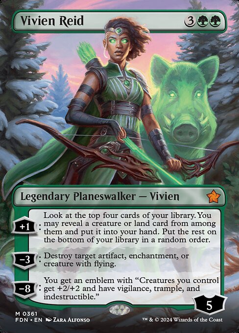 MTG Vivien Reid FDN 361 Borderless Foil