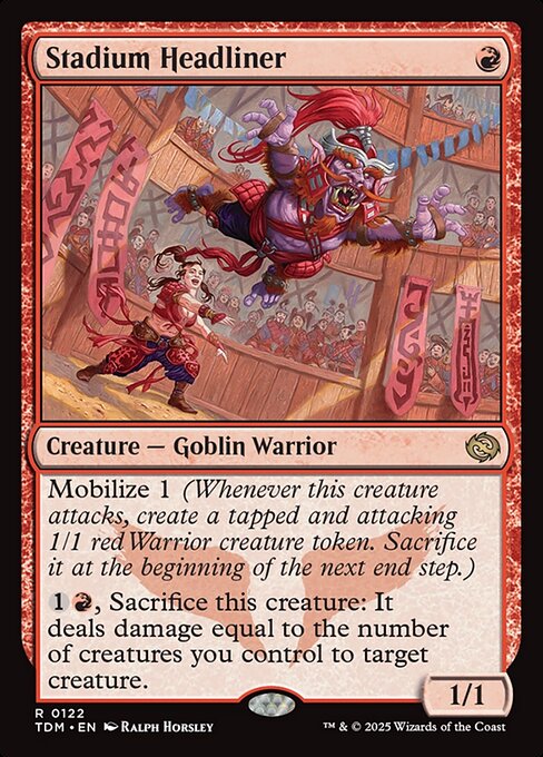 MTG Stadium Headliner TDM 122 Regular Nonfoil
