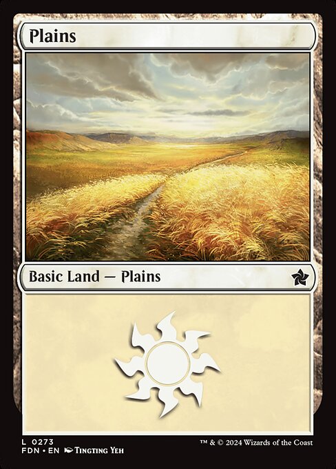 MTG Plains FDN 273 Regular Nonfoil