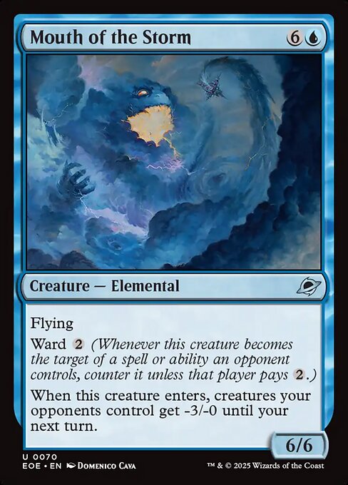 MTG Mouth of the Storm EOE 070 Regular Foil