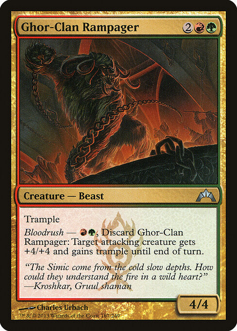 MTG Ghor-Clan Rampager GTC 167 Regular Nonfoil
