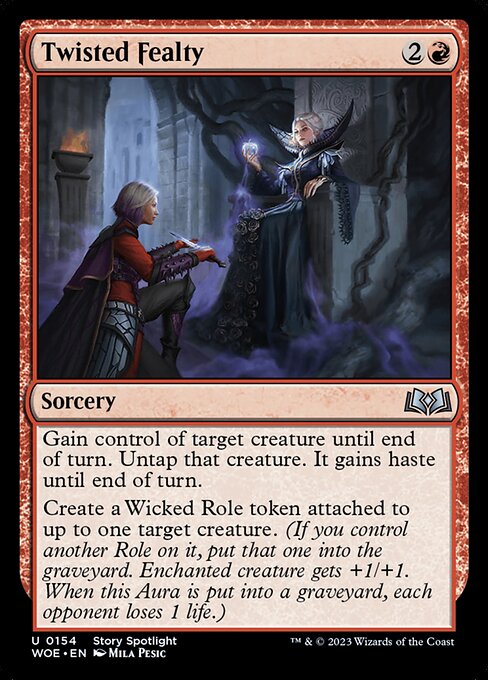 MTG Twisted Fealty WOE 154 Regular Nonfoil