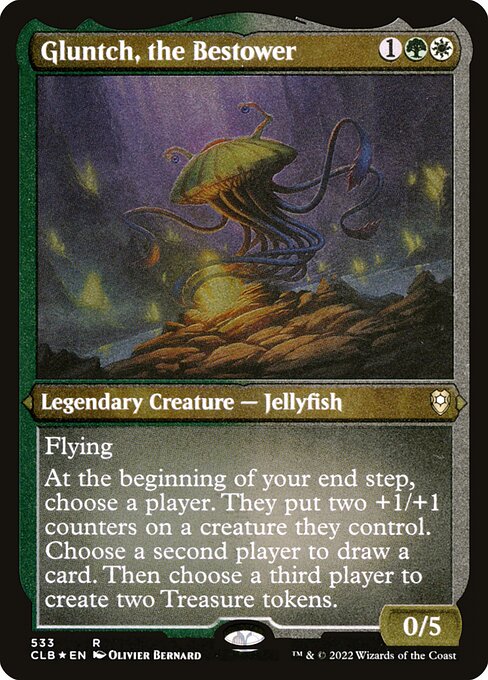 MTG Gluntch, the Bestower CLB 533 Foil Etched Frame Etched