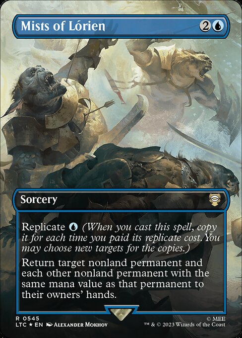 MTG Mists of Lórien LTC 545 Showcase Ring Surge Foil