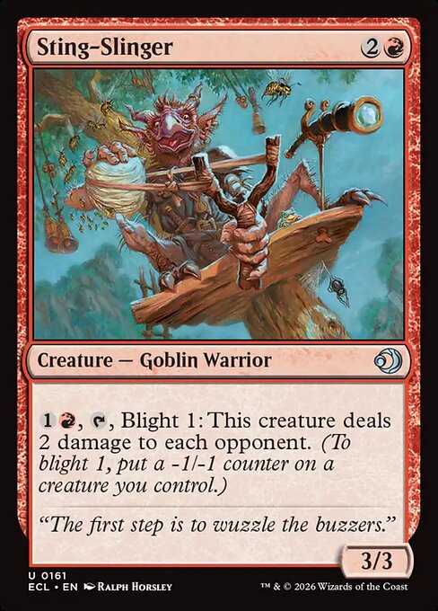 MTG Sting-Slinger ECL 161 Regular Nonfoil