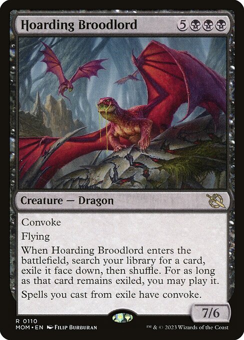 MTG Hoarding Broodlord MOM 110 Regular Nonfoil