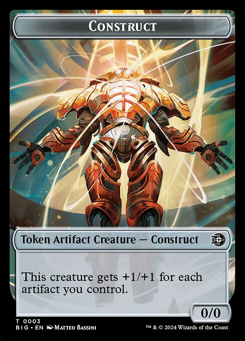 MTG Construct Token BIG 003 Token Foil