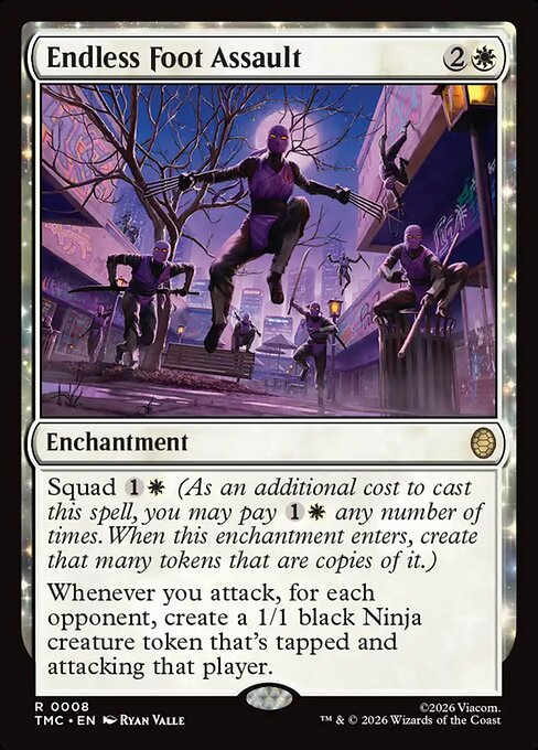 MTG Endless Foot Assault TMC 008 Regular Surge Foil