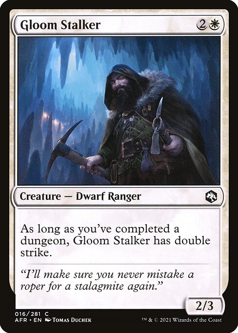 MTG Gloom Stalker AFR 016 Regular Nonfoil