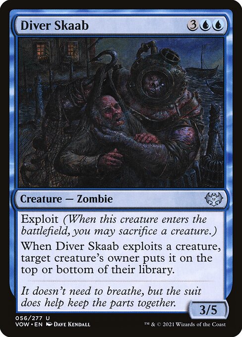 MTG Diver Skaab VOW 056 Standard Nonfoil front