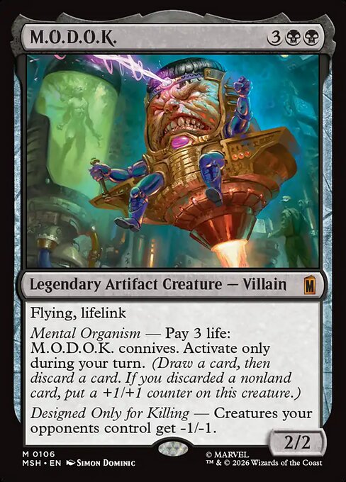 MTG M.O.D.O.K. MSH 106 Regular Nonfoil