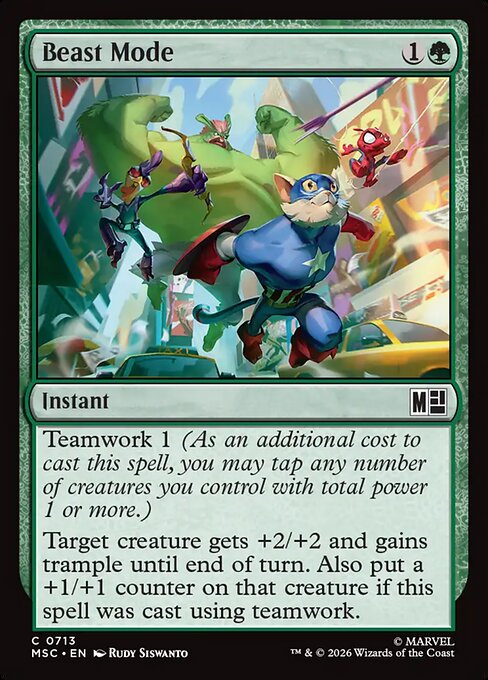 MTG Beast Mode MSC 713 Regular Nonfoil