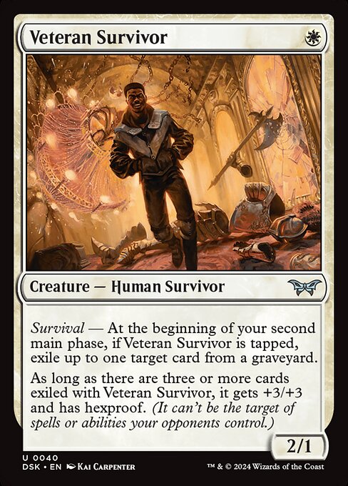 MTG Veteran Survivor DSK 040 Regular Nonfoil