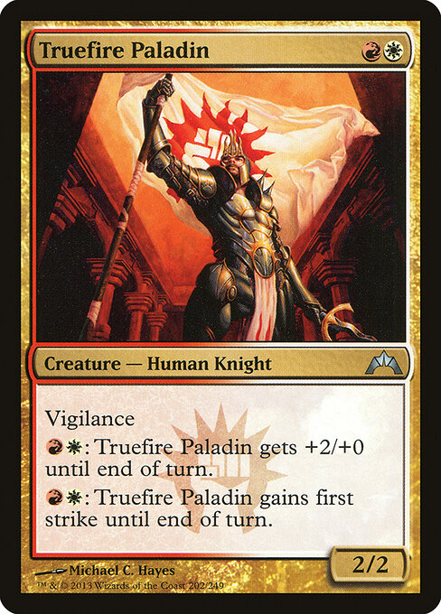 MTG Truefire Paladin GTC 202 Regular Foil