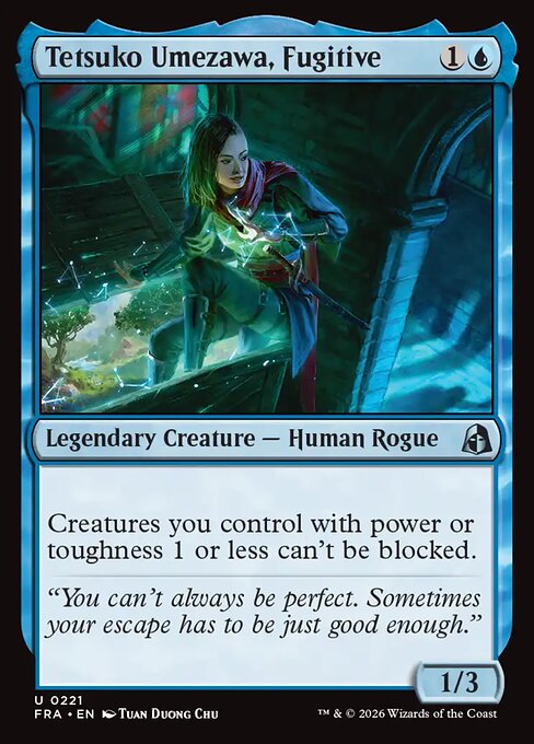 MTG Tetsuko Umezawa, Fugitive FRA 221 Standard Foil front
