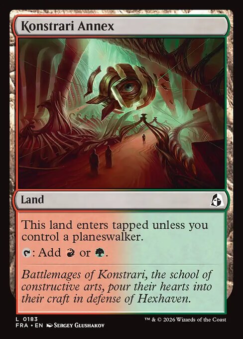 MTG Konstrari Annex FRA 183 Standard Foil front