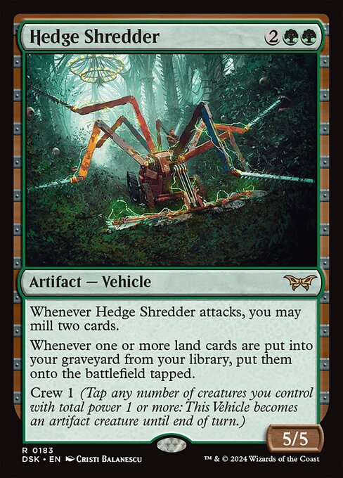 MTG Hedge Shredder DSK 183 Regular Foil