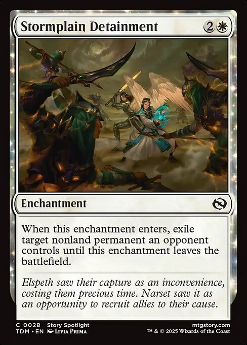 MTG Stormplain Detainment TDM 028 Regular Foil