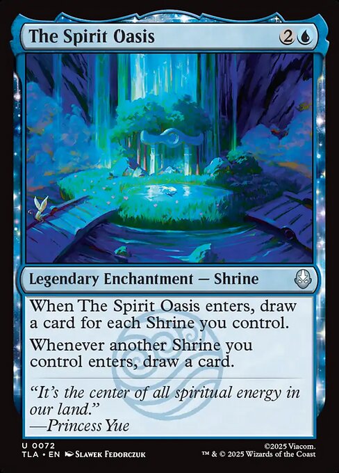 MTG The Spirit Oasis TLA 072 Regular Nonfoil