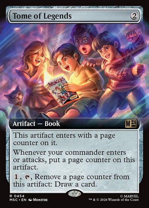 MTG Tome of Legends MSC 454 Extended Art Nonfoil
