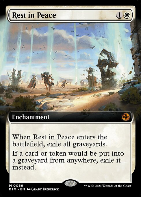 MTG Rest in Peace BIG 069 Extended Art Foil