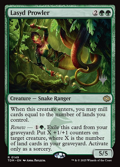 MTG Lasyd Prowler PTDM 149p Promo Pack Foil